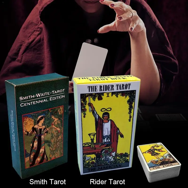 Английский лучистый всадник Wait Tarot Cards Smith Tarot Deck настольная игра загадочное гадание Fate Tapo Cards game