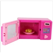 Розовая микроволновая печь Развивающие игрушки для детей кухня ролевые игры моделирование ролевые игры Дом дети детские игрушки игры