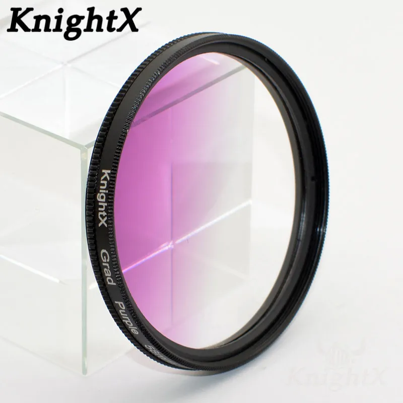 KnightX 24 filtr kolorów do nikon canon 18-55 d80 obiektyw anamorfique eos 600d fotografia lentes para 52mm 58mm 67mm uv CPL nd