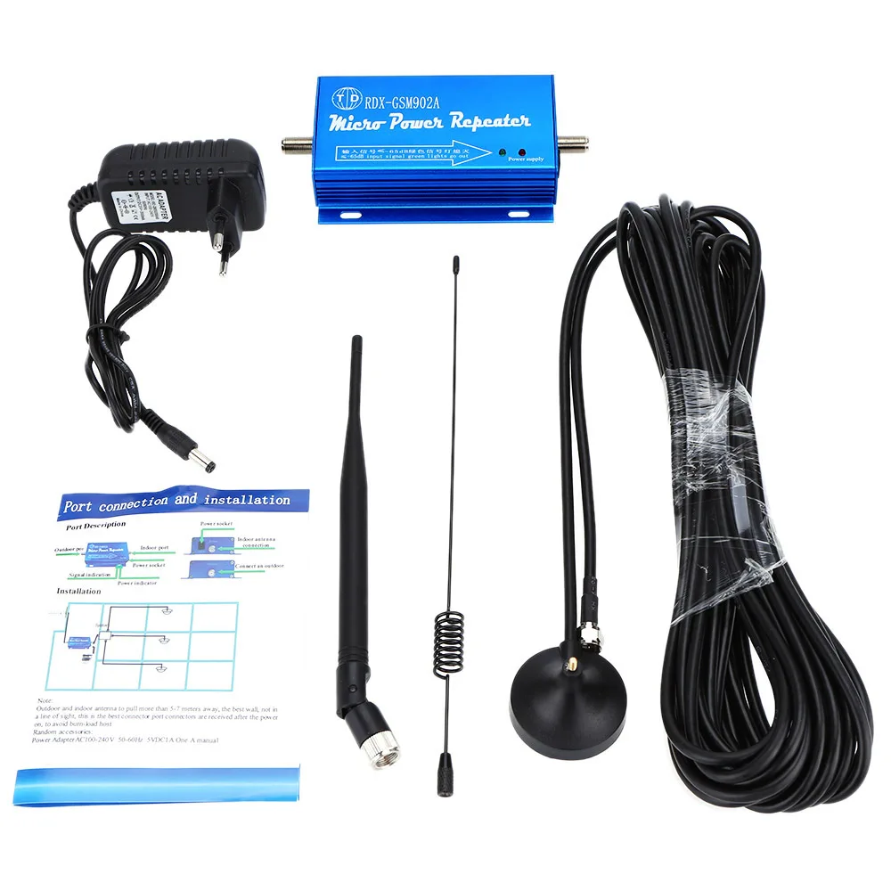 Top Quality GSM 900Mhz Mobile Cell Phone Signal Booster Amplifier RF