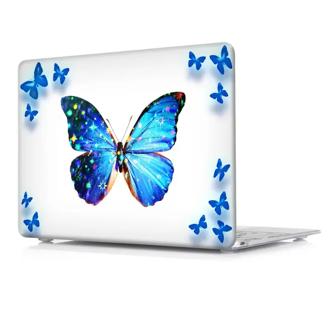 Flowers love butterfly beautiful printed Case For Macbook Air Pro 11 13
