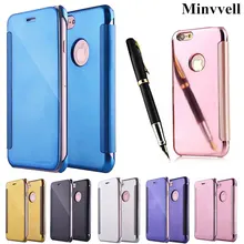 

Flip Case For iPhone 6 s 6s 7 8 Plus X 10 5 5s SE 6Plus 6sPlus 7Plus 8Plus Luxury Smart View 360 Full Cover For iPhone XS MAX XR