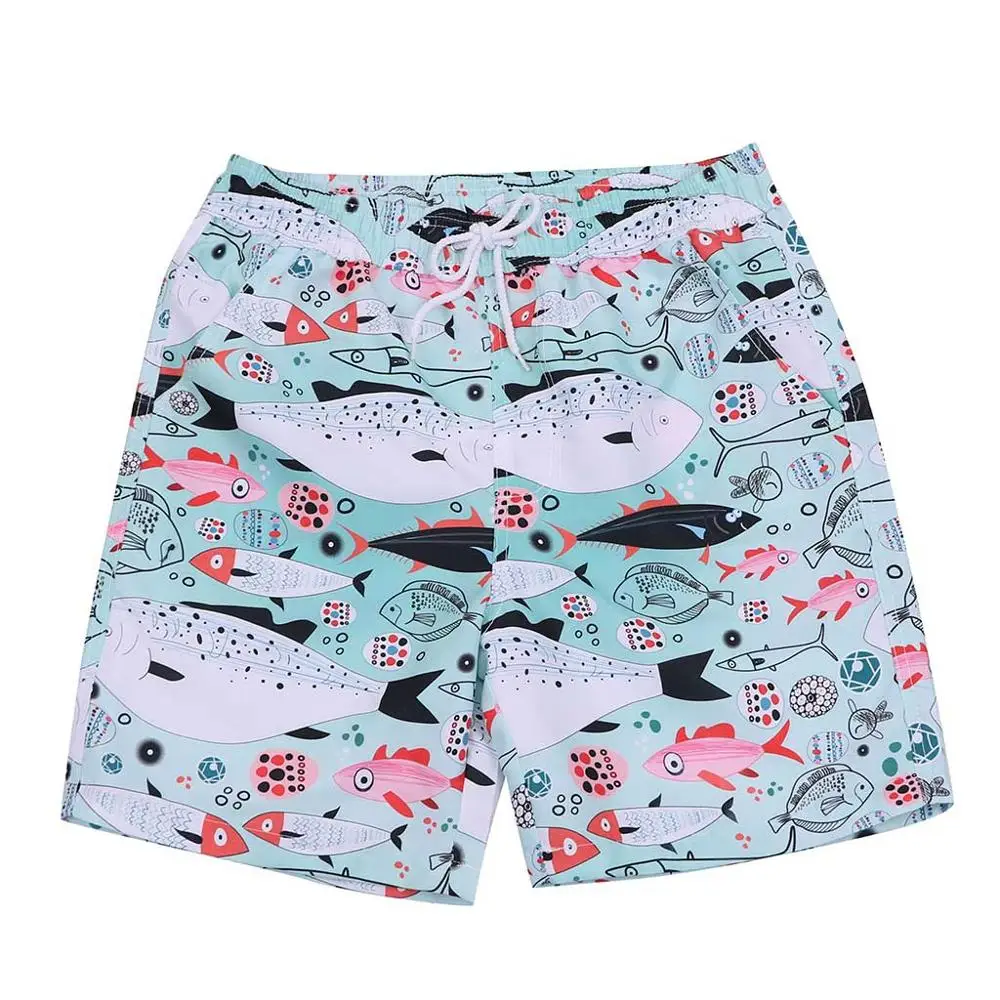 Модные мужские летние новые стильные повседневные свободные быстросохнущие Плавки пляжная одежда для купания