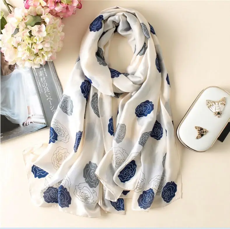 European style Brand Scarves and Shawls for Women Fashion Design silk