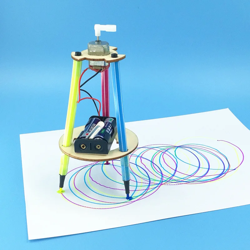 DIY ручка каракули роботы технологии научный экспериментальный материал наборы маленькие физические изобретения Дети Обучающие игрушки