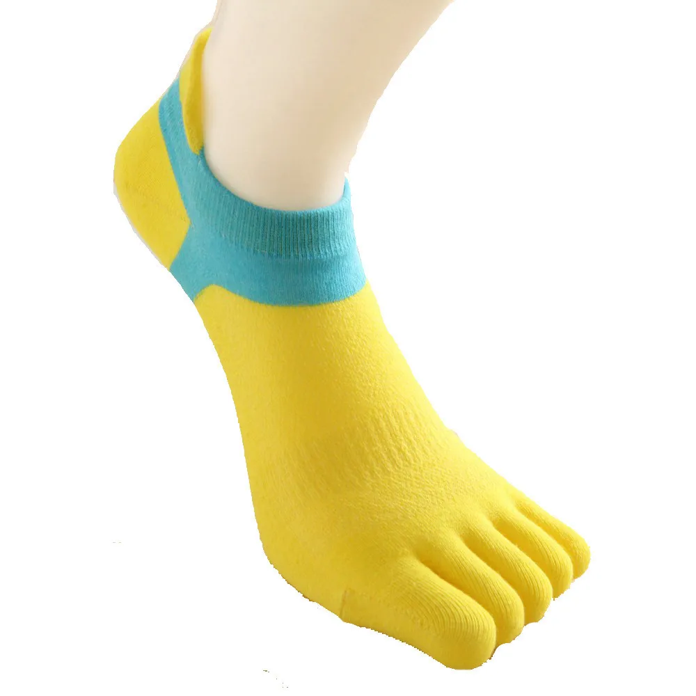 

1 Pair Women Men 5-toe Socks Crew Socks Patchwork Cute Cotton Fingersocks Digital Glove Socks Casual Fashion Calcetines