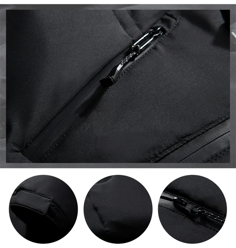 2021 New Winter Jacket Men Hooded Thick Warm Duck Down Jacket Men Parka Casual High Quality Mens Overcoat Winter Down Coats Men black puffer coat