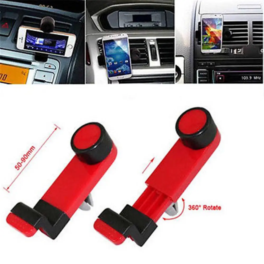 Universal Car Phone Holder Air Vent Cradle Mount 360 Degrees Rotating