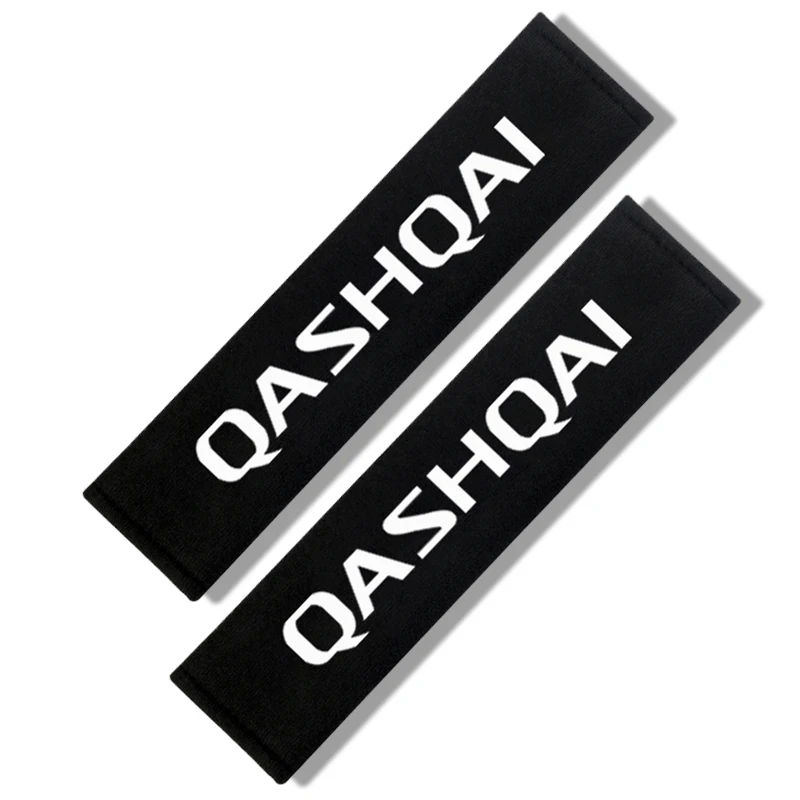 

2pcs Car Emblems Seat Belt Cover Pads Case For Nissan Qashqai NOTE JUKE Murano X Trail X-Trail Teana Car accessories