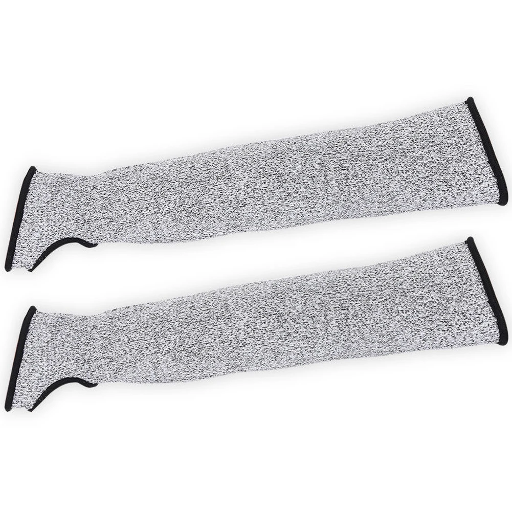 

1 Pair Workplace Safety Protection Durable HPPE Elastic Arm Guard Protection Sleeve Gloves UV Protection Cut Heat Resistant