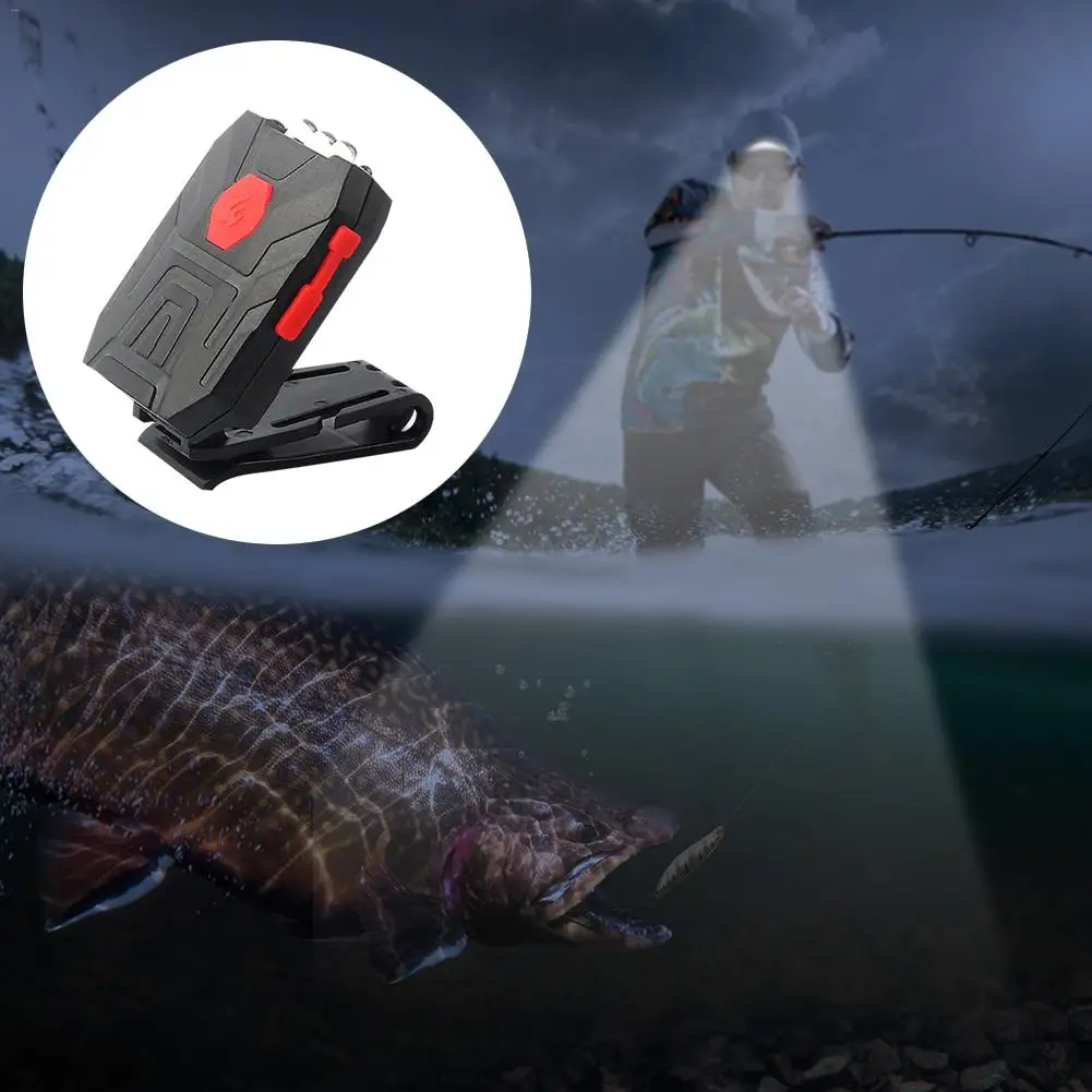 

Rechargeable Led Head Lamp Infrared Sensor Clip cap lamp head light Fishing Lamp Hunting Lantern Clip cap lamp USB charging