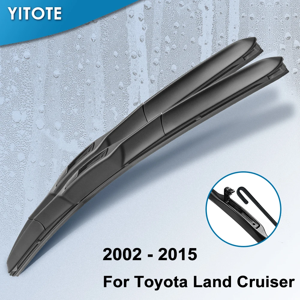 YITOTE ветровое стекло гибридные щетки стеклоочистителя для Toyota Land Cruiser J100 J200