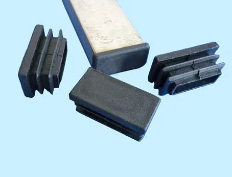 

15*25 30 40 50 60mm Tube Insert Ending Blanking tube pipe Cap,Rectangle oblong,rainshed canopy leg folding shelf bed chair feet