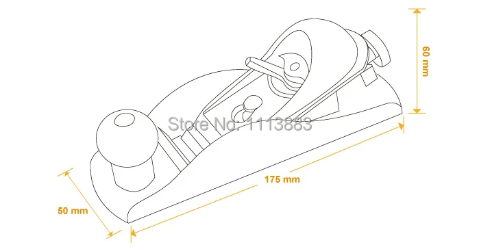 £21.18 Block Plane Woodworking 175mm