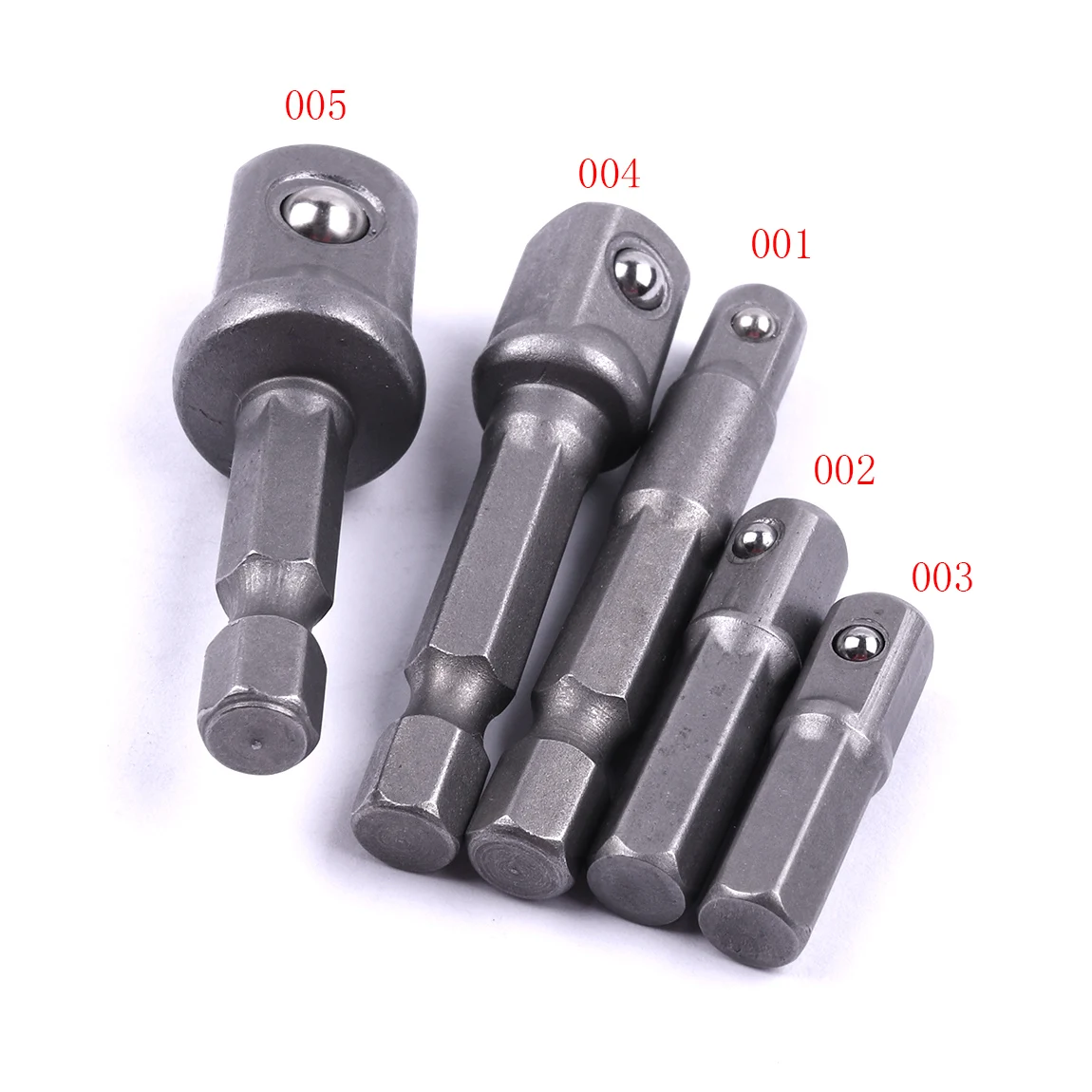 

1pc Hex Shank Socket Adapter Bits Hex Drill Nut Driver Shank 1/4" 3/8" 1/2" Connecting Rod Head Extension Drill Bits Hand Tools
