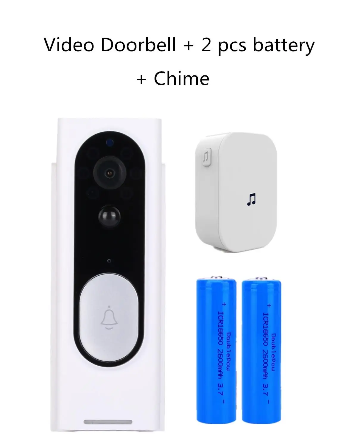 Option 3 Vikewe видео дверной звонок 1080p HD ночного видения беспроводной WiFi безопасности домашний монитор домофон умный телефон Видимый дверной Звонок камера - Название цвета: Option 3