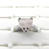 Fashion Natural Rose Quartz Crystal Rings Women's Jewelry 50pcs Wholesale 3