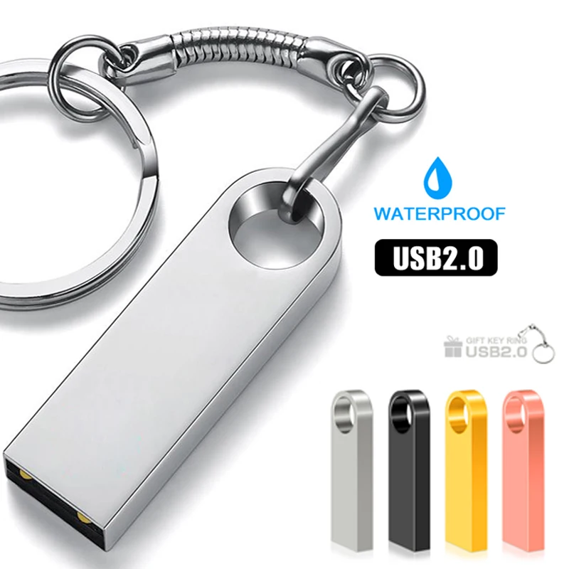 Usb флеш накопитель 32 Гб металлический 64 128 ГБ 16 8 4 высокоскоростная память флешка