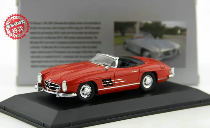 Классический литой игрушечный автомобиль модель 1:43 Mercedes Benz 300 SL (W198) винтажные