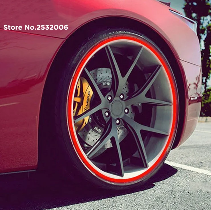 

Car Reflective rim tape for Fiat 500 600 500l 500x diagnostic punto stilo bravo ducato linea freemont dobio Palio Siena viaggio
