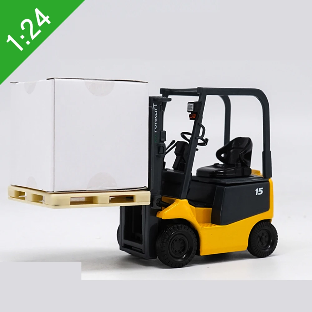 

Scale 1:24 Alloy NICHYU EC FORKLIFT Model Red Color With Original Box For Collection