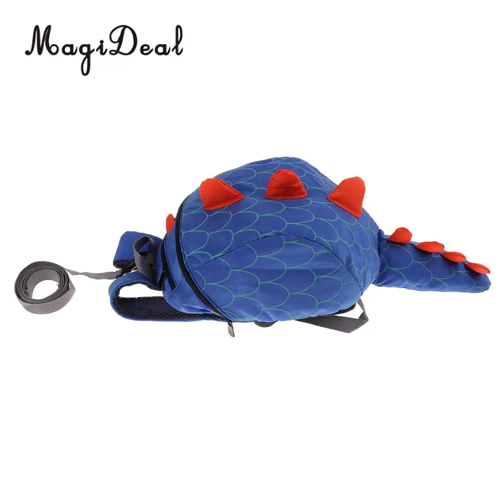 Child Toddler Baby Safety Harness Reins Backpack Anti-lost Dinosaur Cartoon Bags