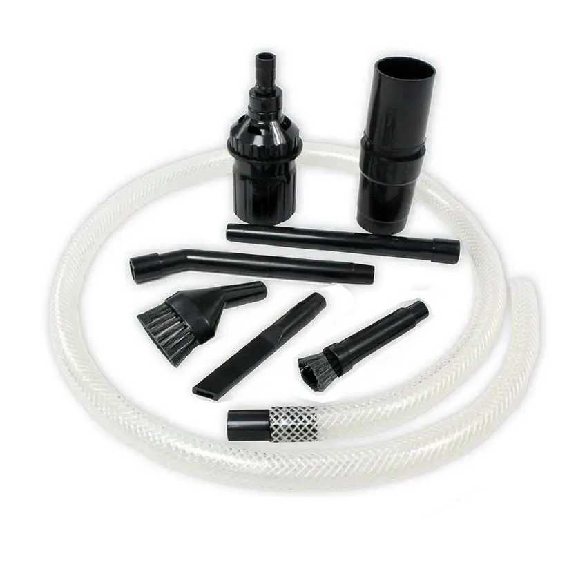 Универсальный мини микро набор инструментов 8 шт набор для центрального пылесоса подходит для всех пылесосов 32 мм и 35 мм - Цвет: Black