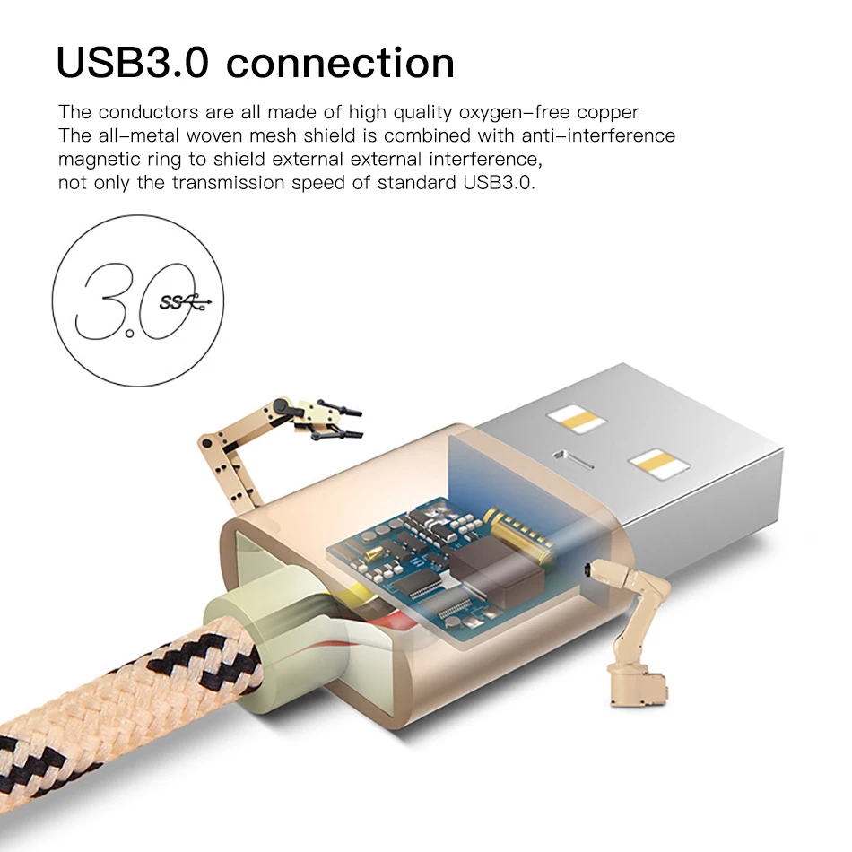 Кабель ACCEZZ usb type-C для samsung S10 S9 S8 USB C для huawei P9 mate 20 Pro P20 Lite, кабели для быстрой зарядки, синхронизация данных, провод USBC