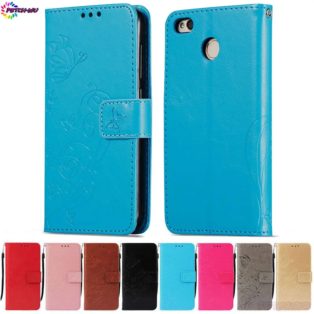 Flip Wallet For Xiaomi Redmi 4X X4 Mobile Phone Case Cover For xiao mi red Hongmi 4 x MAG138 MAT136 MAE136 TPU Silicone Box Capa