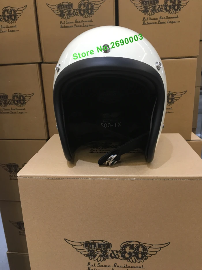 

Free Shipping Hot Sale Harley motorcycle Open Face Helmet Brand Japan TT&CO Thompson Glass Steel Vintage motorcycle helmet