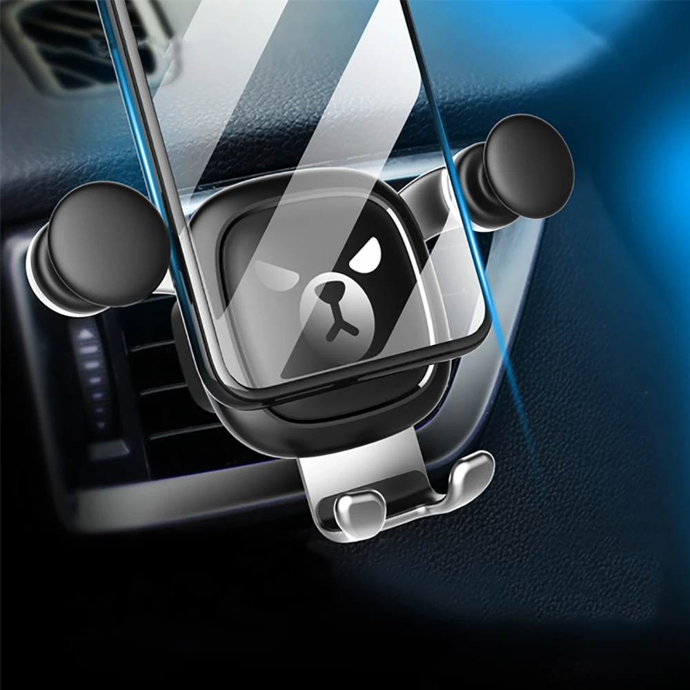 OTAO Schwerkraft Auto Telefon Halter Für iPhone XR XS MAX X Air Vent Halterung Auto Halter 360 Grad