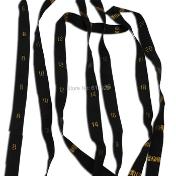 

Free shipping customized clothing size labels with golden text/garment embroidered number tags/kids size label 1000 pcs a lot