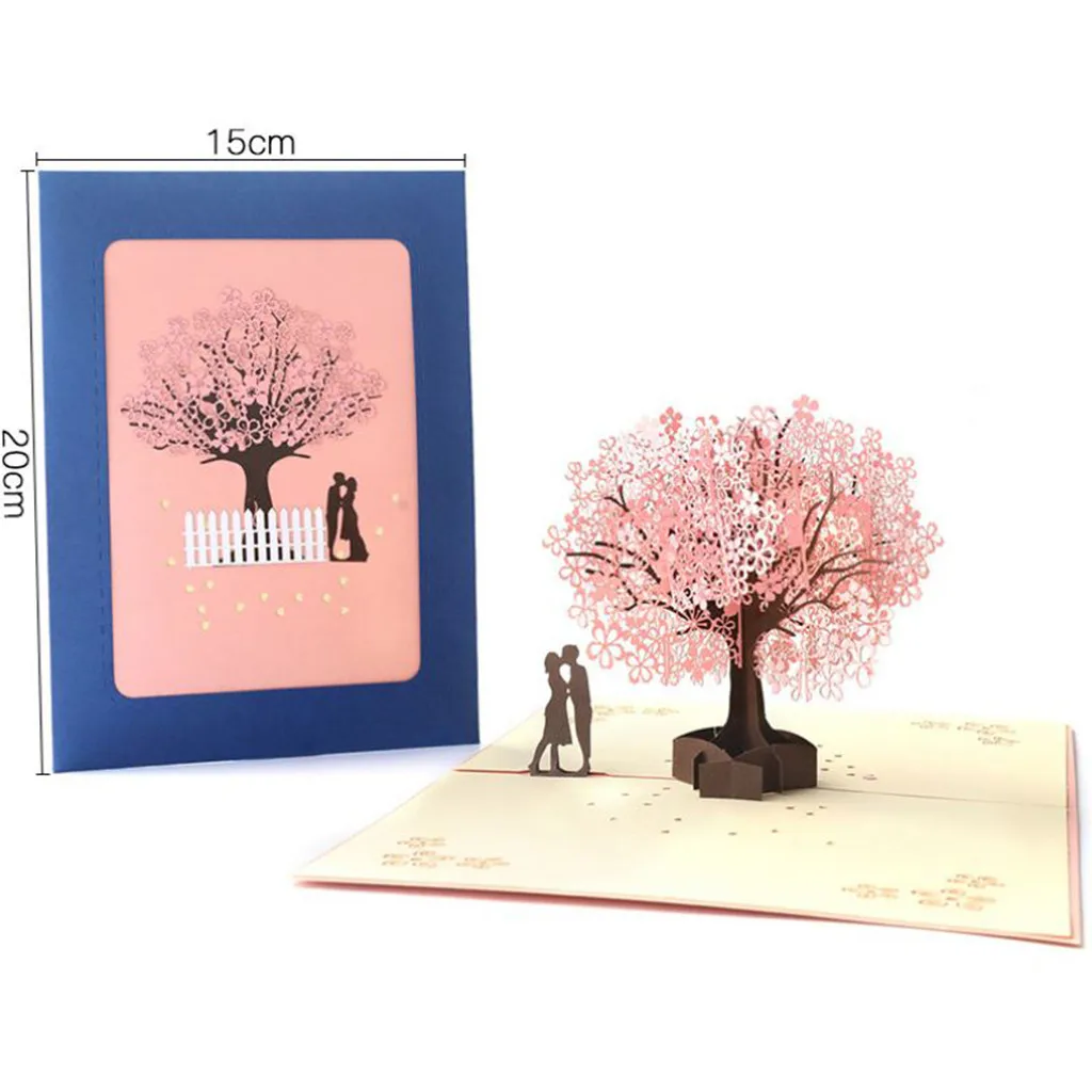 

3D Sakura Mingxin Card Graduation Invitation Letter Making Wedding Invitations Holiday Party Invitation Greeting Card