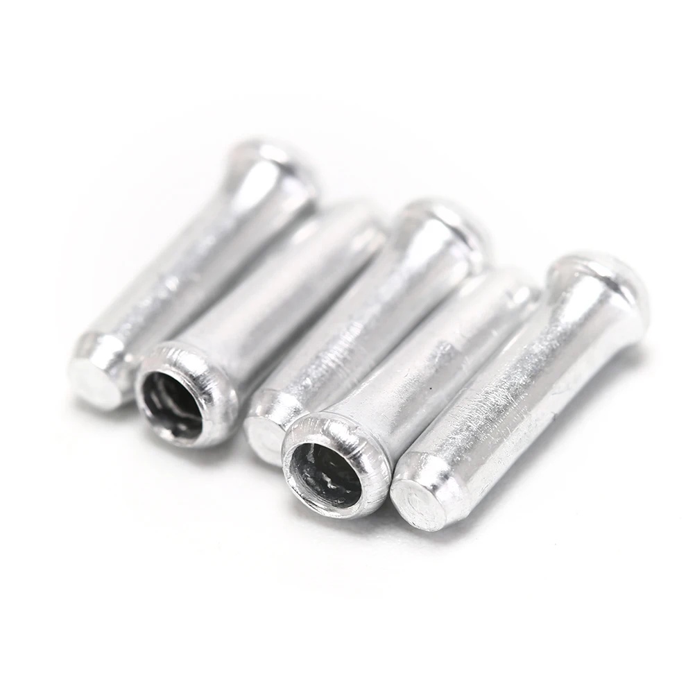 

Dia 2mm Length 22mm Bike Brake Shifter Inner Cable End Caps Cable Tip Silver Wire End Cap Fit Brake Shift Derailleur Inner Cable