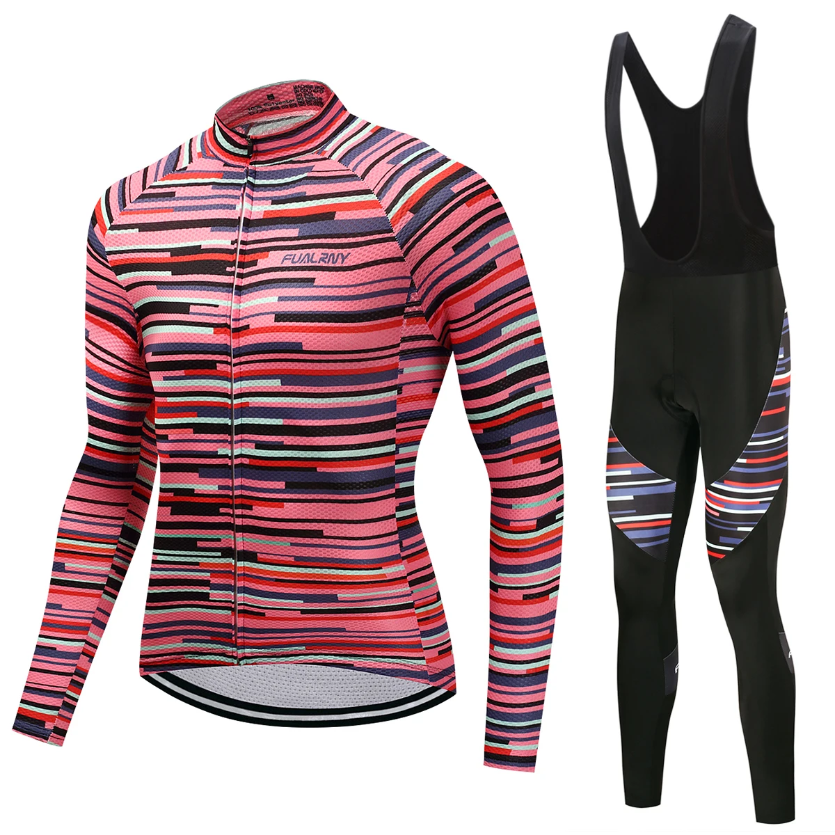 

FUALRNY 2018 Winter Fleeced Thermal Cycling Clothing Set Racing Bike Sportswear Maillot Ropa Ciclismo Invierno Bicycle Jersey