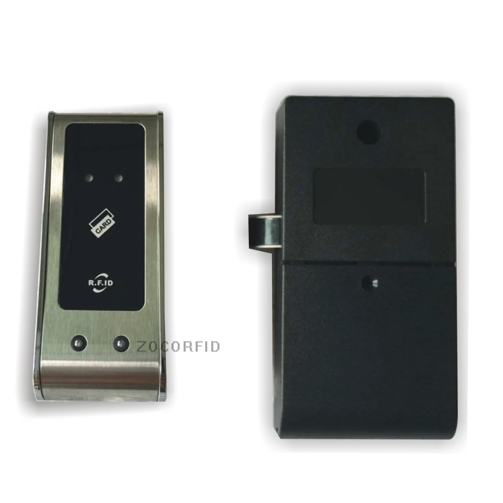 125 кГц RFID карта ключ металлический корпус электронный шкафчик замок с сухой батареей+ один браслет