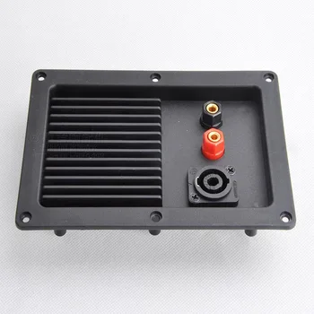

2pcs/lot Professional stage speaker junction box wiring board connector with red and black binding holes hole 144*95mm
