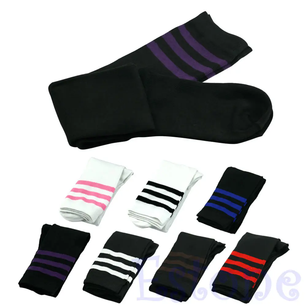 Women Sexy Stripe Cotton Over Knee Socks Thigh High Stockings Long Socks Women Sexy Stripe Cotton Over Knee Socks Thigh High Stockings Long Socks