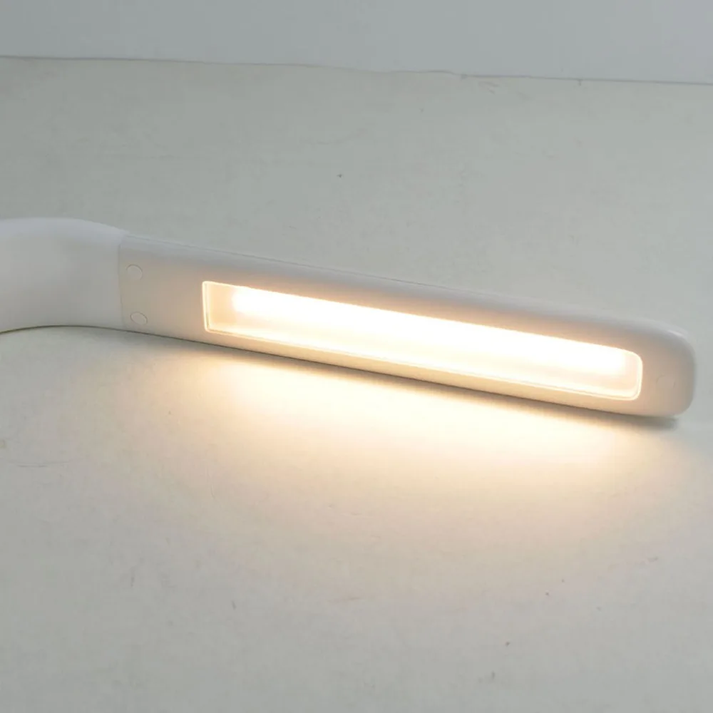 Портативный светодиодный Настольный светильник с регулируемой яркостью, умный сенсорный USB Настольный светильник с вентилятором, дизайнерский светильник для чтения книг, DC 12 В