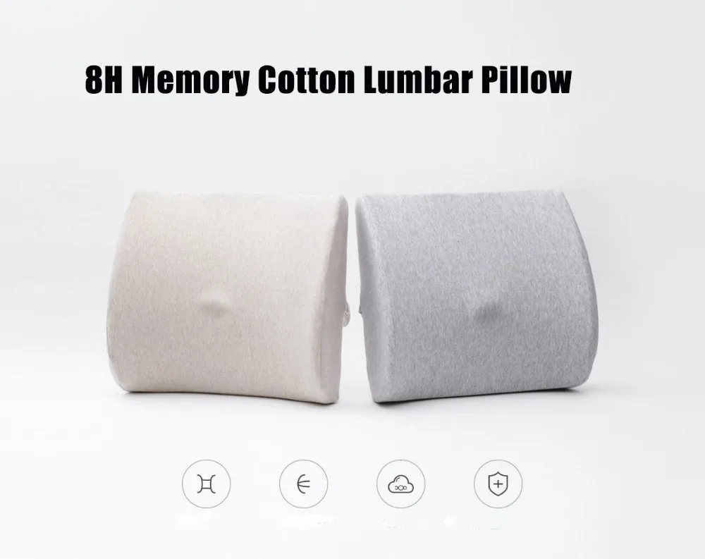 Xiaomi 8H Lumbar Cushion Support Back Massager Waist Cushion Pillow Memory Foam Pillow Protect Spine Waist For car office home (4)