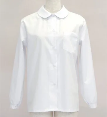 peter pan collar school uniform blouses 2016