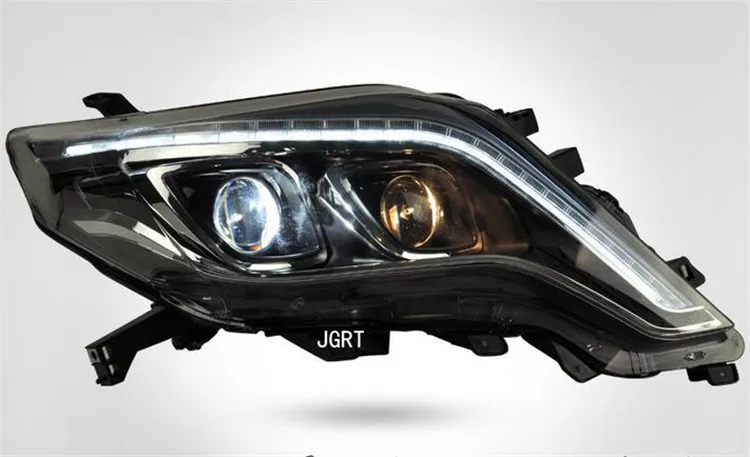 Автомобильный стиль светодиодный фары для Toyota prado- для prado Головной фонарь светодиодный DRL Объектив двойной луч H7 HID Xenon Биксеноновые линзы