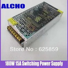 180 W 15A импульсный источник питания для светодиодной ленты, 220 V AC вход, 12 V Выход