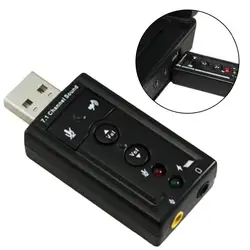 NOYOKERE Внешний USB Аудио Звуковая карта адаптер Виртуальный 7,1 USB 2,0 Mic Динамик Аудио гарнитура микрофон