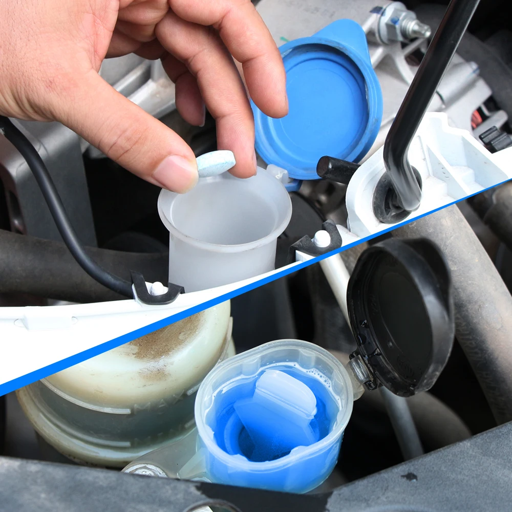 

6Pcs Car Windshield Glass Cleaner Effervescent Tablet for toyota volvo xc60 leon mk3 opel corsa astra j volkswagen polo nissan