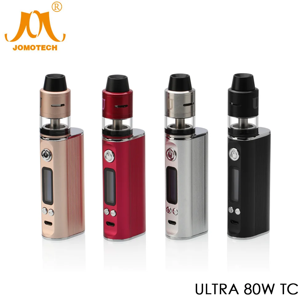 

Russian Delivery JomoTech 80W TC Box Mod Electronic Cigarette 2600mAh Vape Mod 80W E-cigarette Kits with RDTA Atomizer Jomo-181