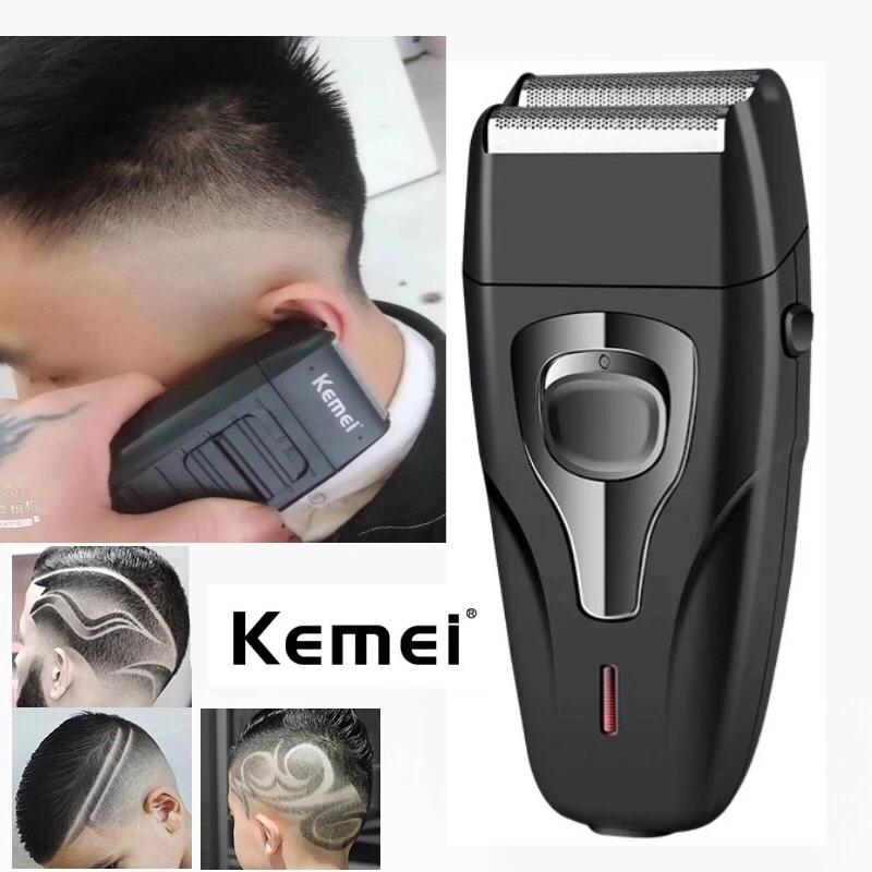 

Kemei KM-1103 Electric Rechargeable Reciprocate Man Shaver Reciprocating Face Razor Blade Electric Shaving Razors Face Care