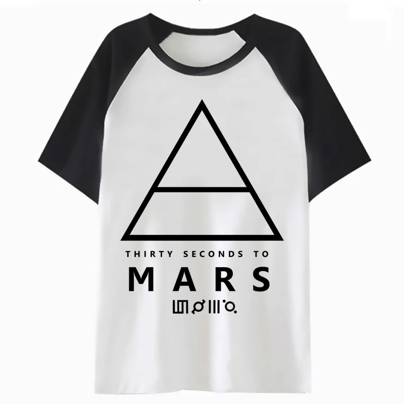 

30 seconds to mars t shirt tee hip tshirt male clothing streetwear for hop top harajuku funny t-shirt men F2009
