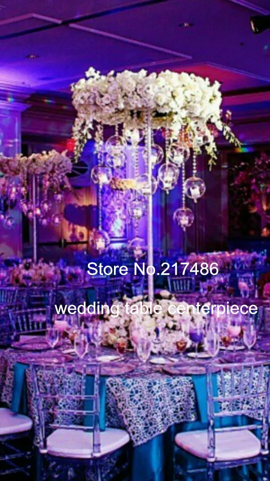 mental stand only )wedding tale chandelier/ wedding centerpiece/ Crystal Chandelier table