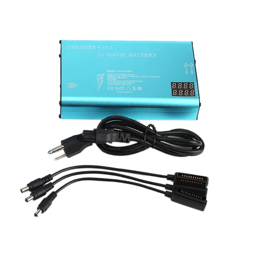

Portable 5-Way Output Digital Battery Charging Hub Intelligent Fast Charger RC Quadcopter Drone Accessories For DJI Mavic Pro